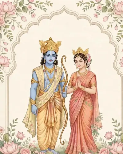 Ram Sita invitation design